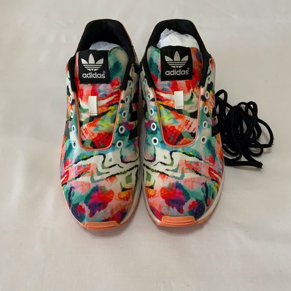 ADIDAS TORSION KICKS / BLACK/PINK MULTICOLORED. SIZE- 9 - Picture 7 of 7